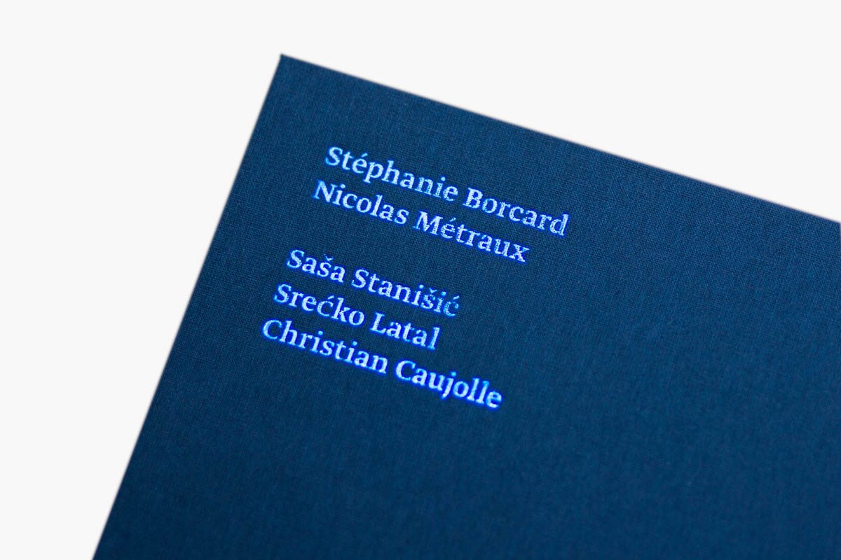 Grey Skies Black Birds - Cover detail of Grey Skies Black Birds Standard edition by Stéphanie Borcard & Nicolas Métraux - GOST books London. - Copyright © © S. Borcard - N. Metraux - 