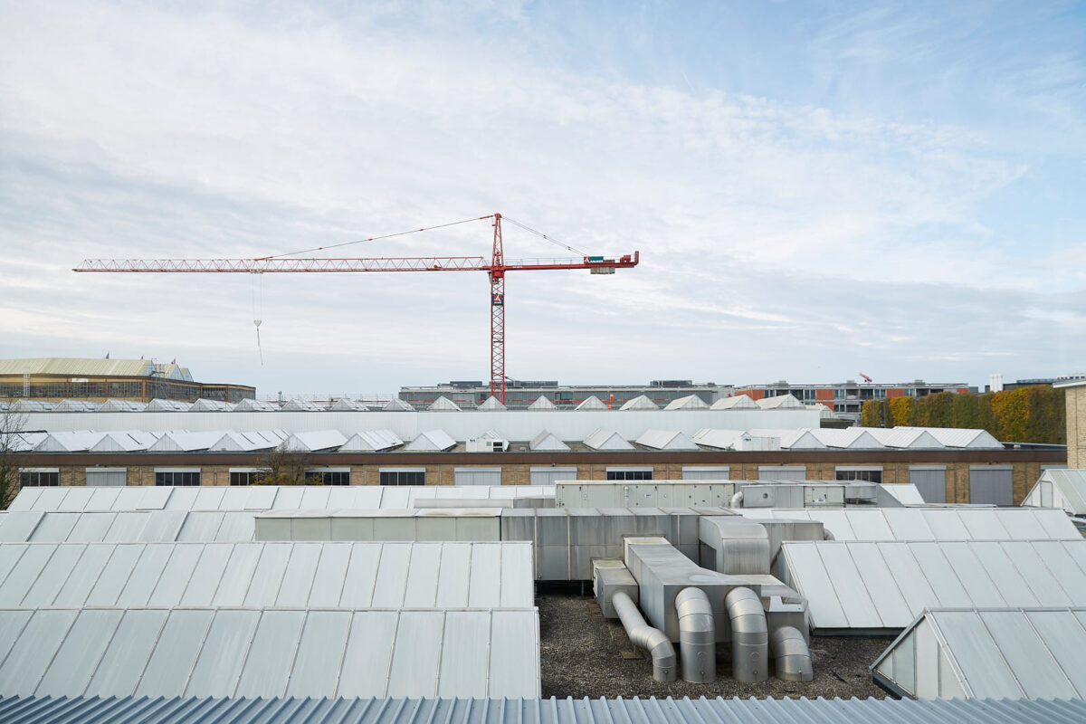  - The former MFO/ABB foundry complex - as seen here from Prof. Häusermann's office - has been re-affected and renovated. It now houses various companies and event spaces. Uni Zürich, December 2019. - Copyright © Stéphanie Borcard & Nicolas Métraux / BM PHOTOS - Zurich - Canton de Zurich - Suisse - 